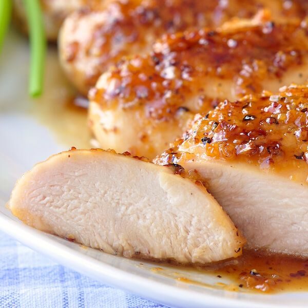 Honey Ginger Glazed Boneless Chicken Breast